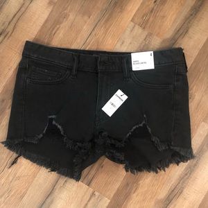 NWT Express Black Jean Shorts
